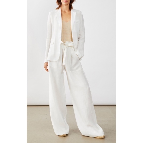 NILI LOTAN Linen Pants